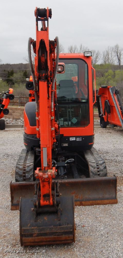 image for item ES9599 2015 Kubota KX91-3S2 Super Series 2 mini excavator