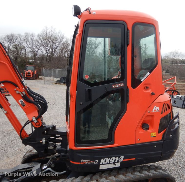 image for item ES9599 2015 Kubota KX91-3S2 Super Series 2 mini excavator