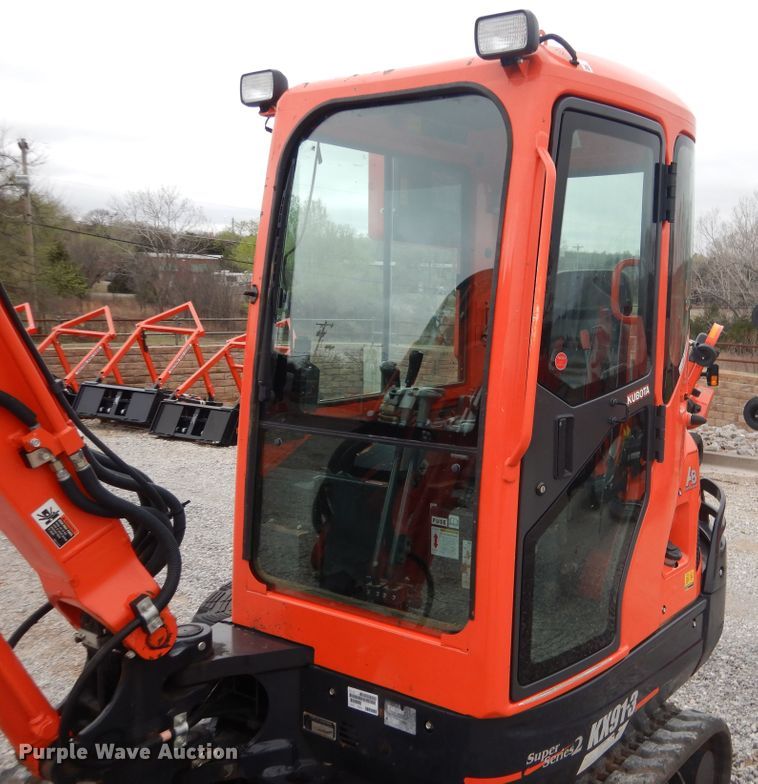 image for item ES9599 2015 Kubota KX91-3S2 Super Series 2 mini excavator