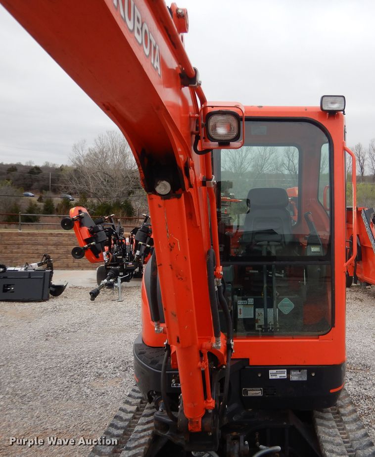 image for item ES9599 2015 Kubota KX91-3S2 Super Series 2 mini excavator