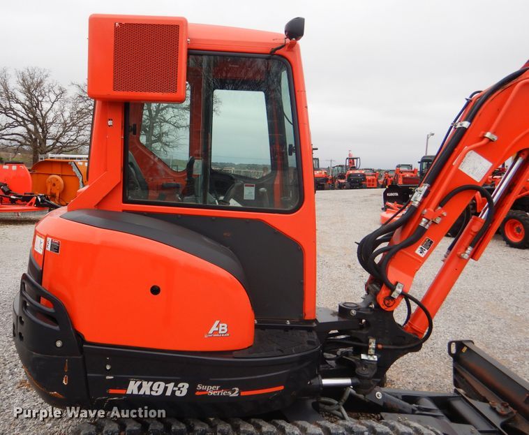image for item ES9599 2015 Kubota KX91-3S2 Super Series 2 mini excavator