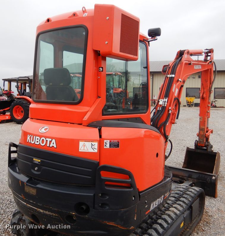 image for item ES9599 2015 Kubota KX91-3S2 Super Series 2 mini excavator