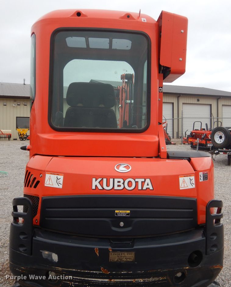 image for item ES9599 2015 Kubota KX91-3S2 Super Series 2 mini excavator