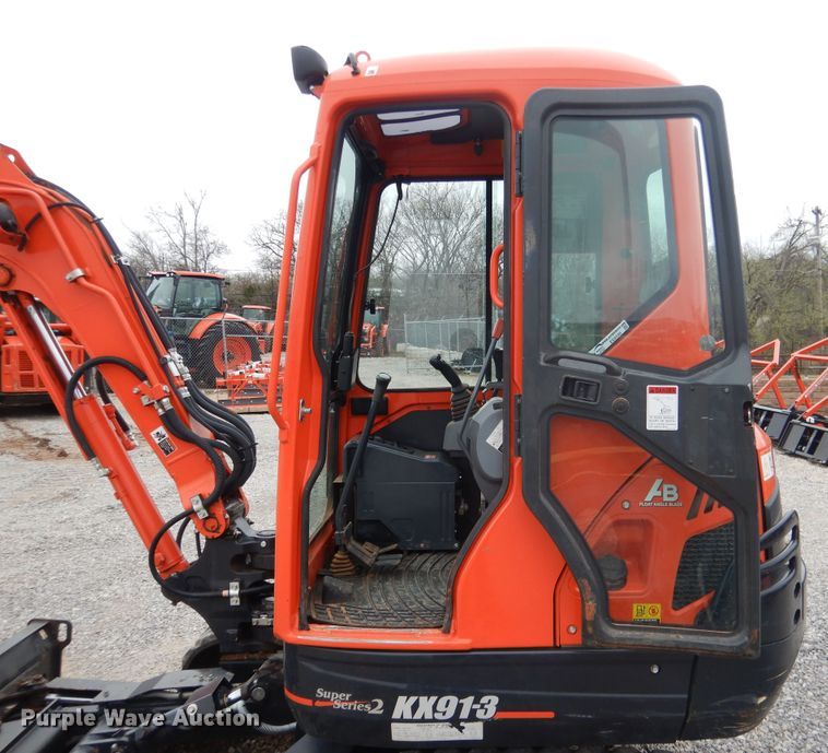 image for item ES9599 2015 Kubota KX91-3S2 Super Series 2 mini excavator