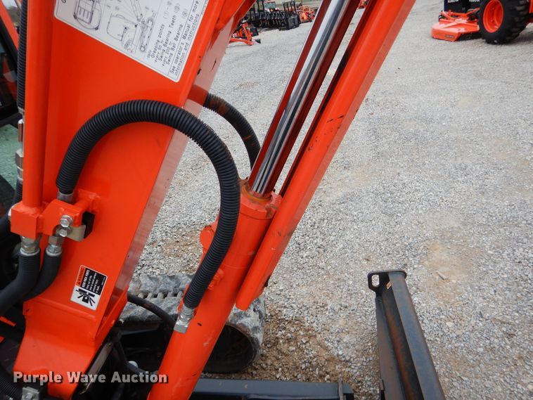 image for item ES9599 2015 Kubota KX91-3S2 Super Series 2 mini excavator