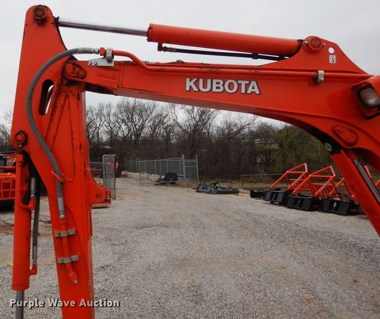 image for item ES9599 2015 Kubota KX91-3S2 Super Series 2 mini excavator