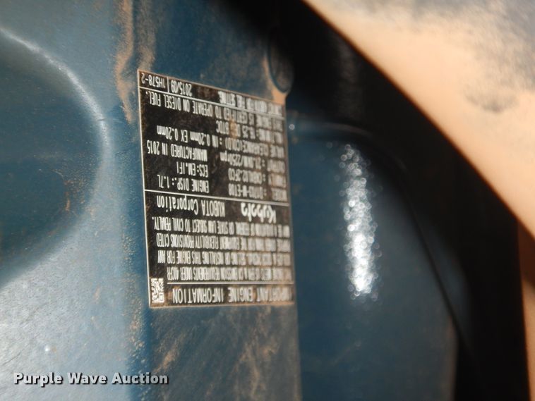 image for item ES9599 2015 Kubota KX91-3S2 Super Series 2 mini excavator