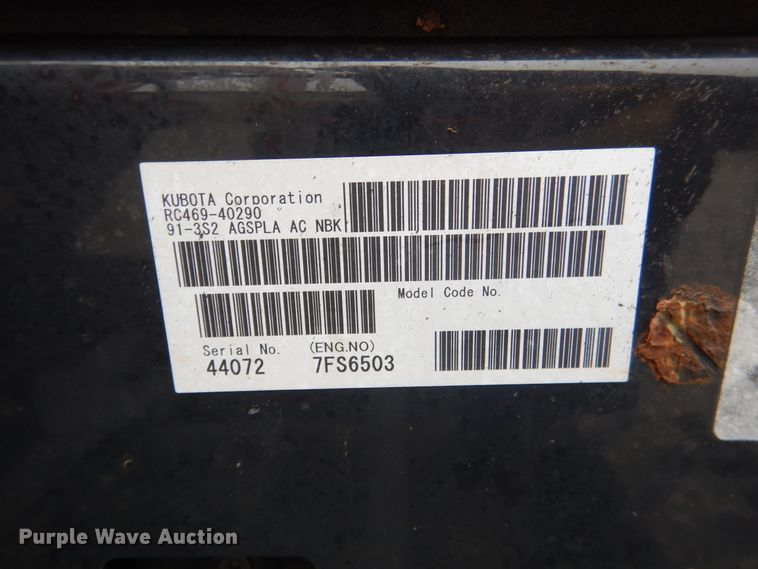 image for item ES9599 2015 Kubota KX91-3S2 Super Series 2 mini excavator