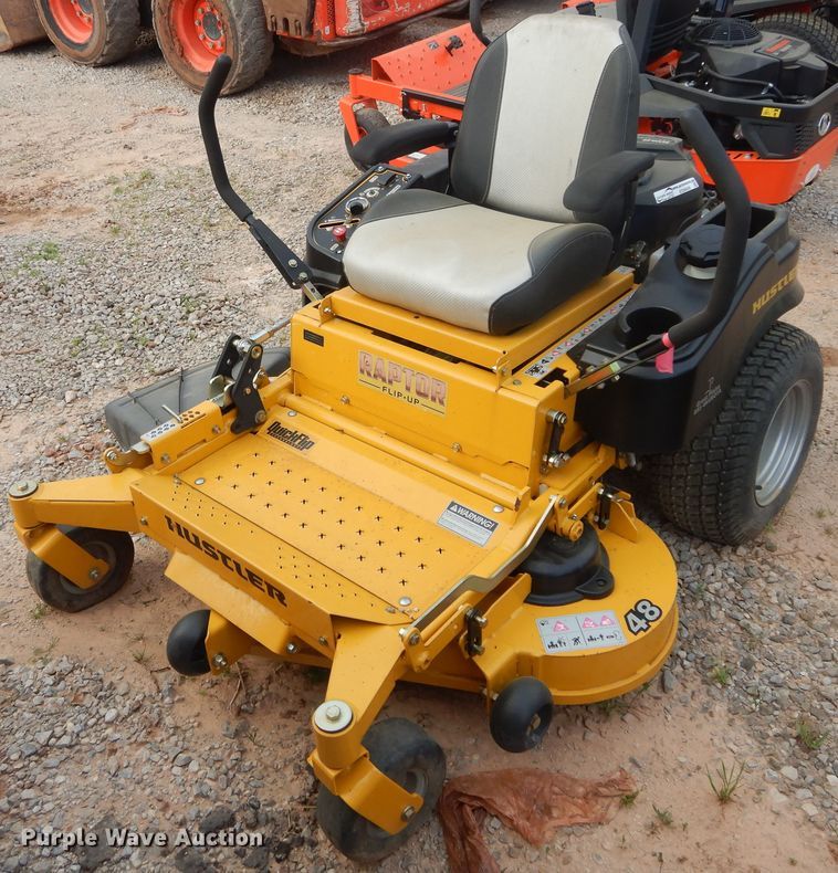 image for item ES9606 2015 Hustler Raptor Flip-Up 933614 ZTR lawn mower