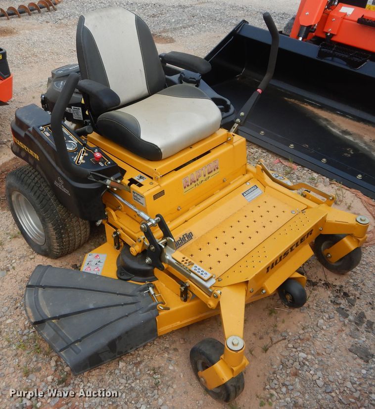 image for item ES9606 2015 Hustler Raptor Flip-Up 933614 ZTR lawn mower