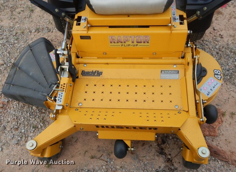 image for item ES9606 2015 Hustler Raptor Flip-Up 933614 ZTR lawn mower
