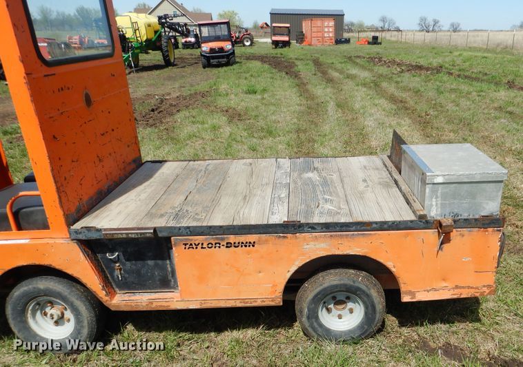 image for item ES9612 Taylor Dunn utility cart