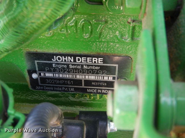 image for item ES9615 2017 John Deere 5045E tractor