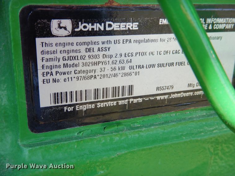 image for item ES9616 2017 John Deere 5055E tractor