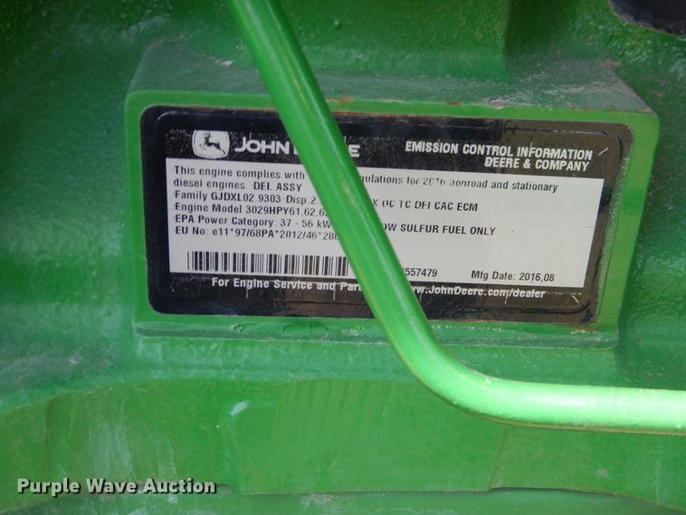 image for item ES9616 2017 John Deere 5055E tractor