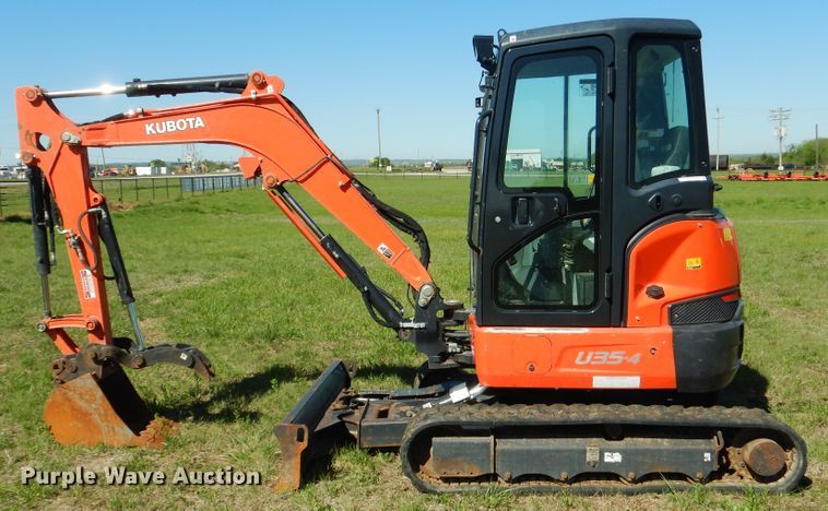 image for item ES9632 Kubota U35-4 mini excavator