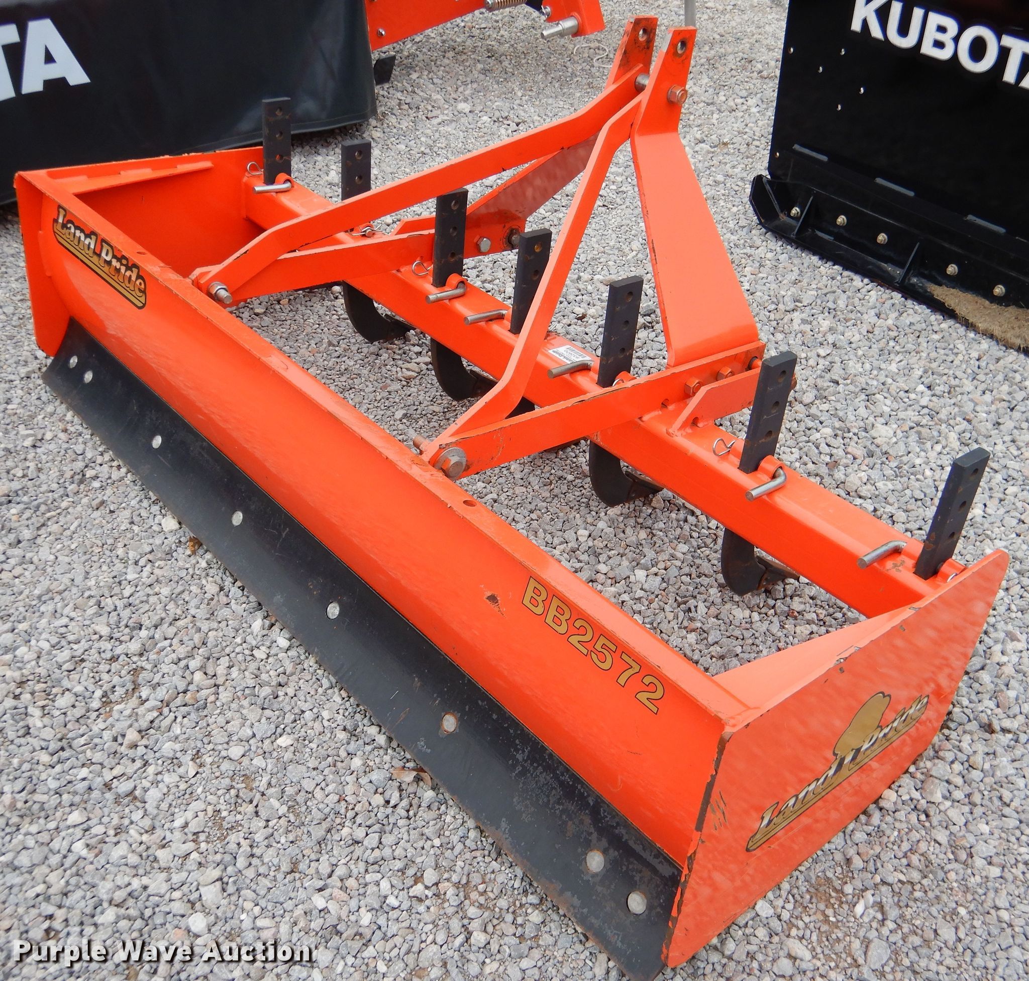 Land Pride BB2572 box blade in Davis, OK Item ES9601 sold Purple Wave