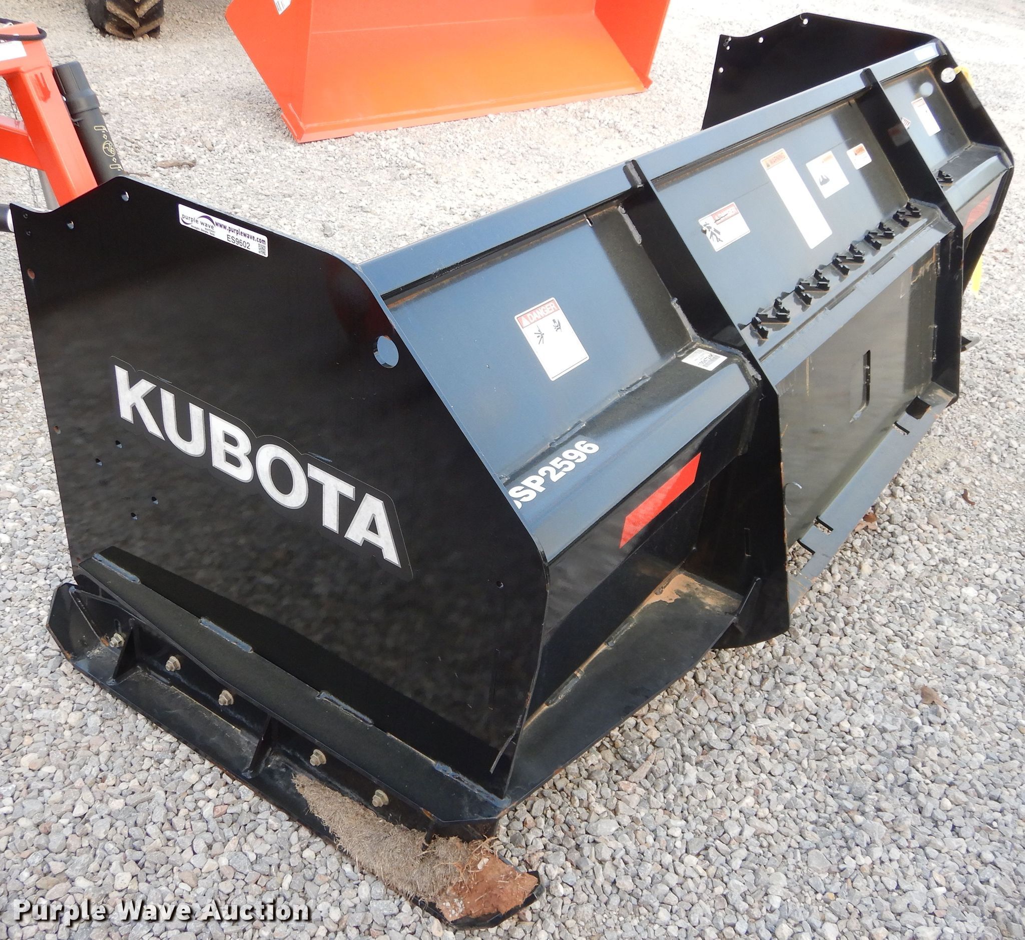 Land Pride SSP2596 snow plow in Davis, OK Item ES9602 sold Purple Wave