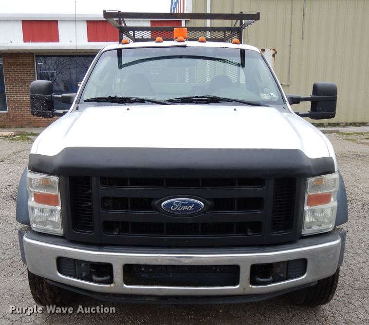 image for item DF6037 2008 Ford F450 Super Duty XL utility bed truck