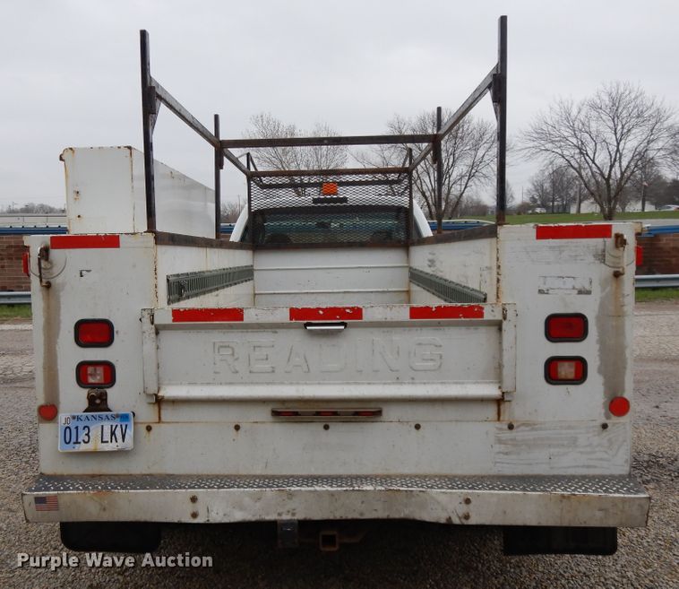 image for item DF6037 2008 Ford F450 Super Duty XL utility bed truck