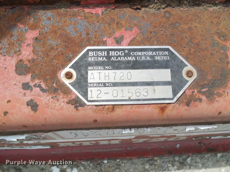 image for item DG5611 Bush Hog ATH720 finish mower
