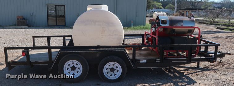 image for item DG7149 2010 Texas Bragg utility trailer with pressure washer