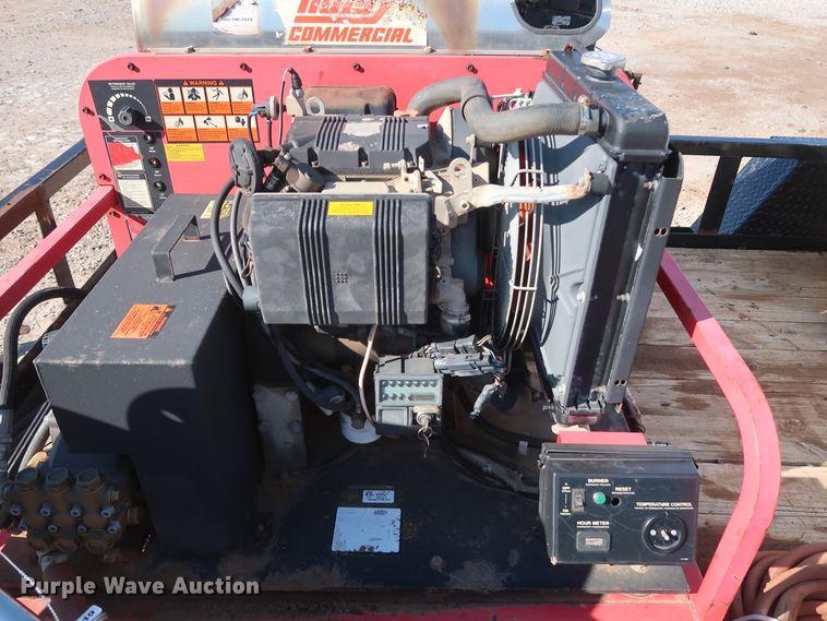 image for item DG7149 2010 Texas Bragg utility trailer with pressure washer