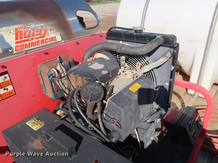 image for item DG7149 2010 Texas Bragg utility trailer with pressure washer