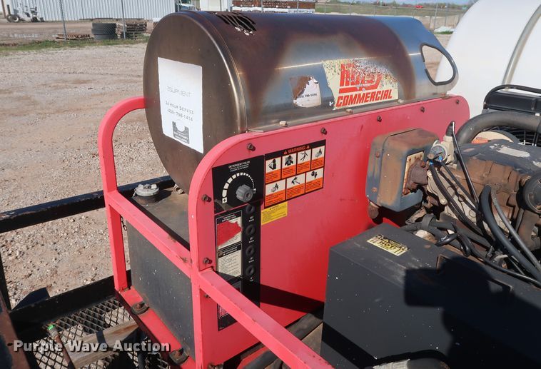 image for item DG7149 2010 Texas Bragg utility trailer with pressure washer