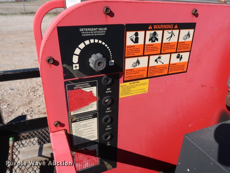 image for item DG7149 2010 Texas Bragg utility trailer with pressure washer