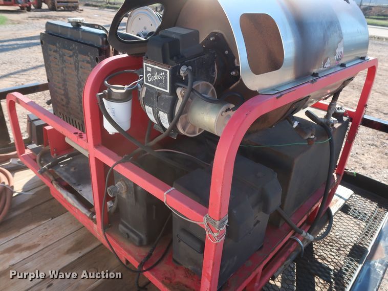 image for item DG7149 2010 Texas Bragg utility trailer with pressure washer