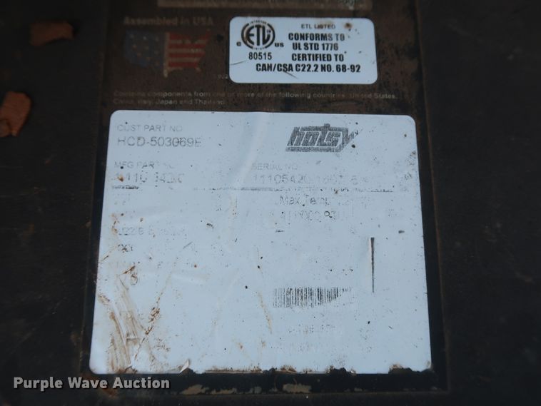 image for item DG7149 2010 Texas Bragg utility trailer with pressure washer