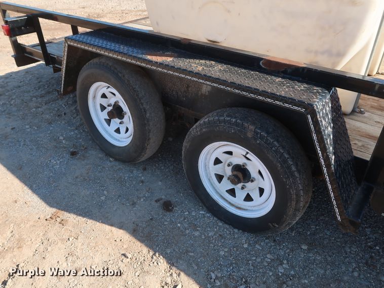 image for item DG7149 2010 Texas Bragg utility trailer with pressure washer
