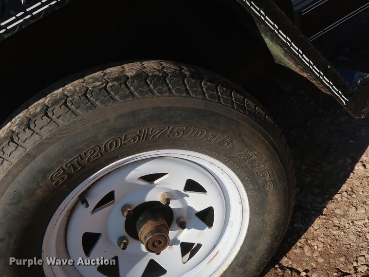 image for item DG7149 2010 Texas Bragg utility trailer with pressure washer