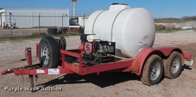 image for item DG7150 Texas Bragg utility trailer with pressure washer
