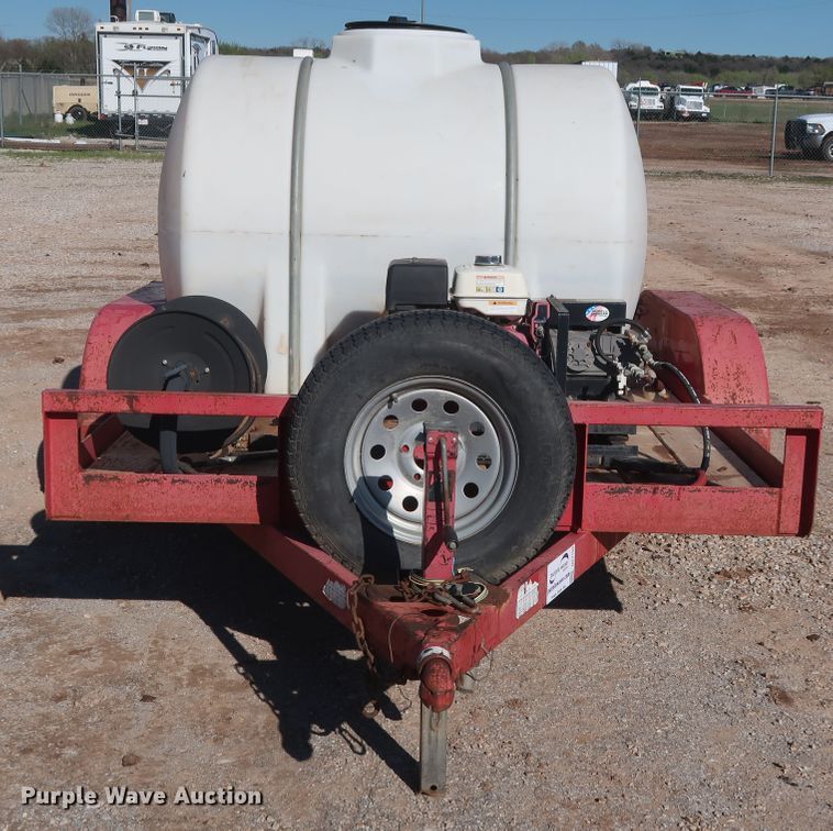 image for item DG7150 Texas Bragg utility trailer with pressure washer