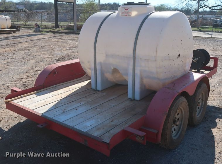 image for item DG7150 Texas Bragg utility trailer with pressure washer