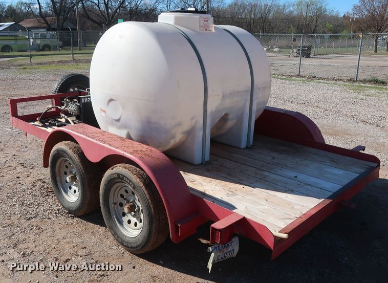 image for item DG7150 Texas Bragg utility trailer with pressure washer
