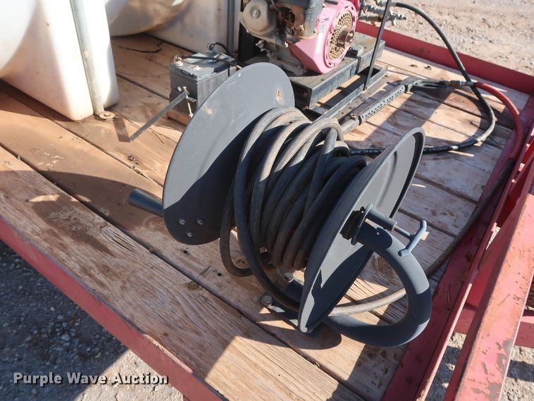 image for item DG7150 Texas Bragg utility trailer with pressure washer