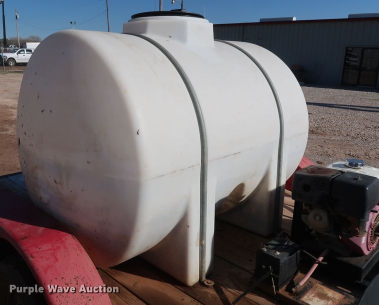 image for item DG7150 Texas Bragg utility trailer with pressure washer