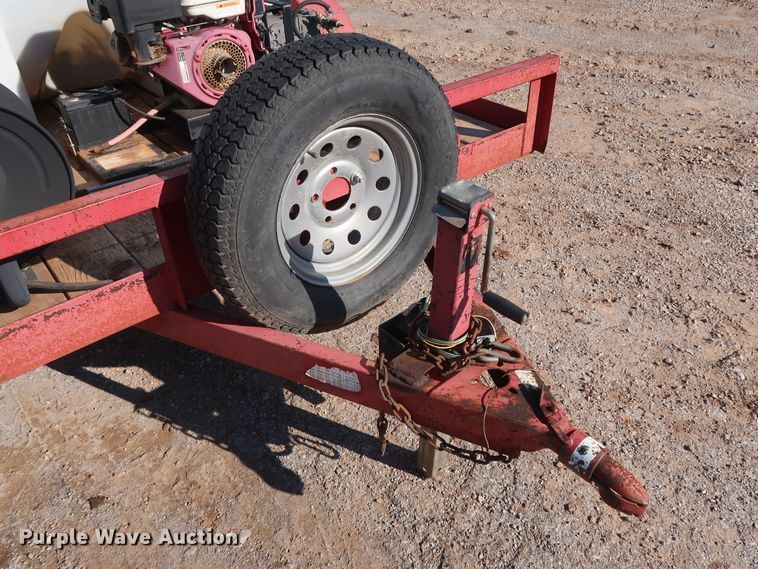 image for item DG7150 Texas Bragg utility trailer with pressure washer