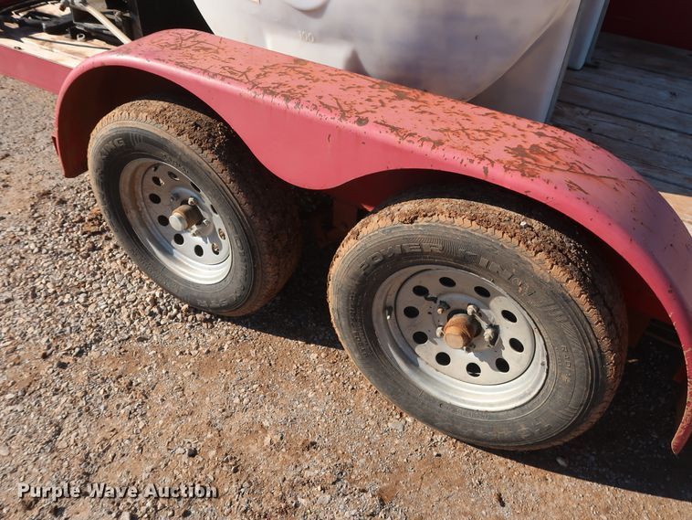 image for item DG7150 Texas Bragg utility trailer with pressure washer