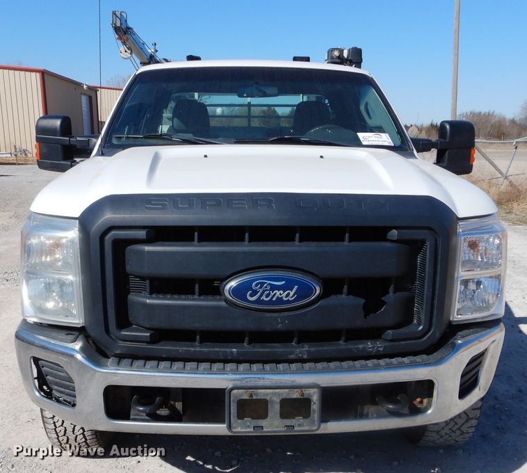 image for item DH3736 2015 Ford F350 Super Duty  SuperCab utility bed pickup truck