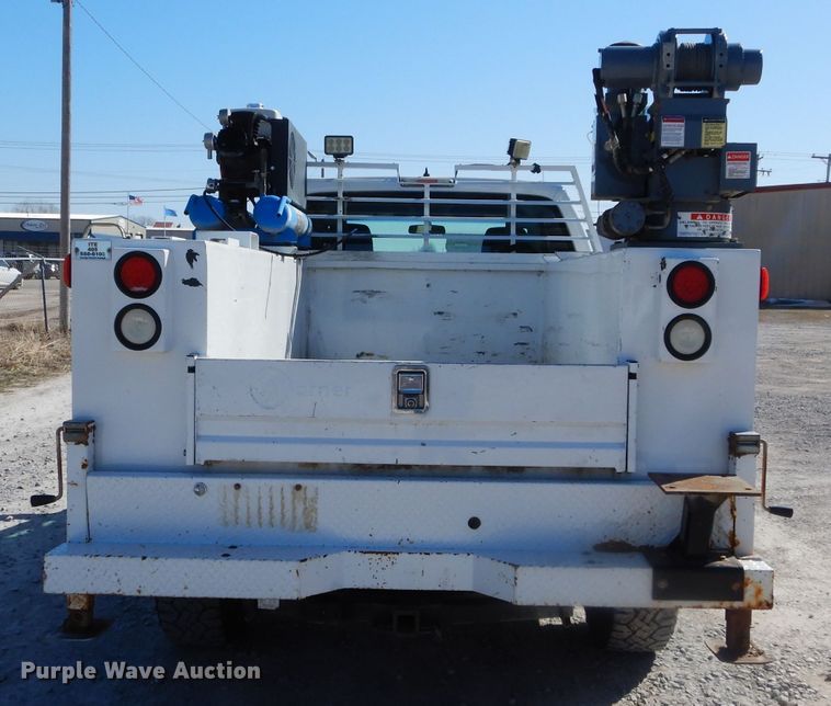 image for item DH3736 2015 Ford F350 Super Duty  SuperCab utility bed pickup truck