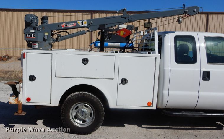 image for item DH3736 2015 Ford F350 Super Duty  SuperCab utility bed pickup truck