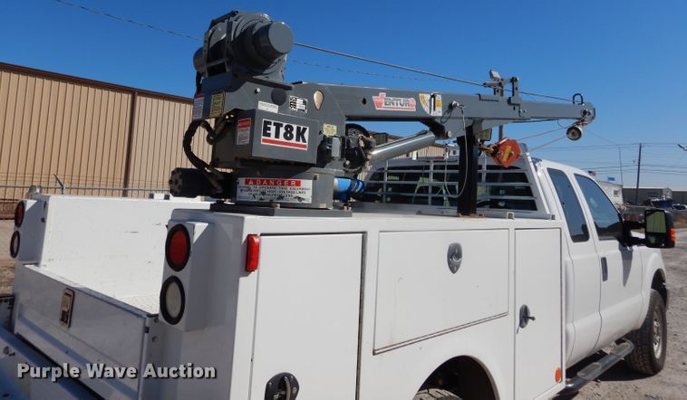 image for item DH3736 2015 Ford F350 Super Duty  SuperCab utility bed pickup truck