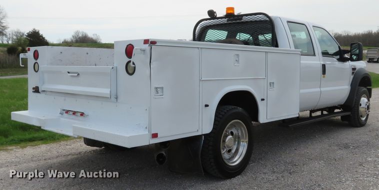 image for item DI2113 2008 Ford F550 Super Duty XL Crew Cab utility truck