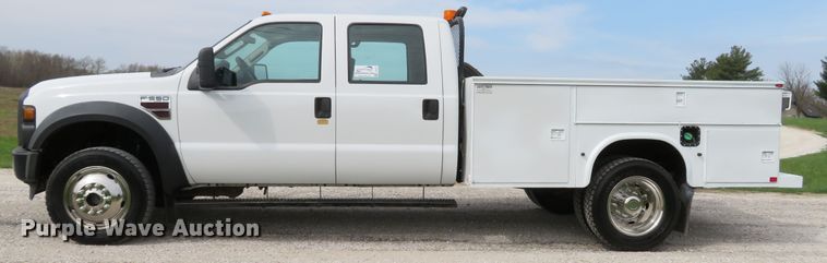 image for item DI2113 2008 Ford F550 Super Duty XL Crew Cab utility truck