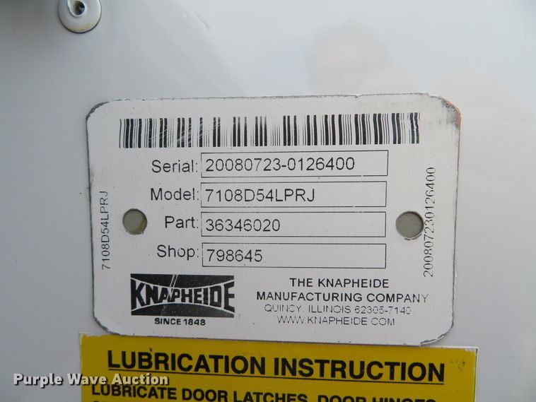 image for item DI2113 2008 Ford F550 Super Duty XL Crew Cab utility truck