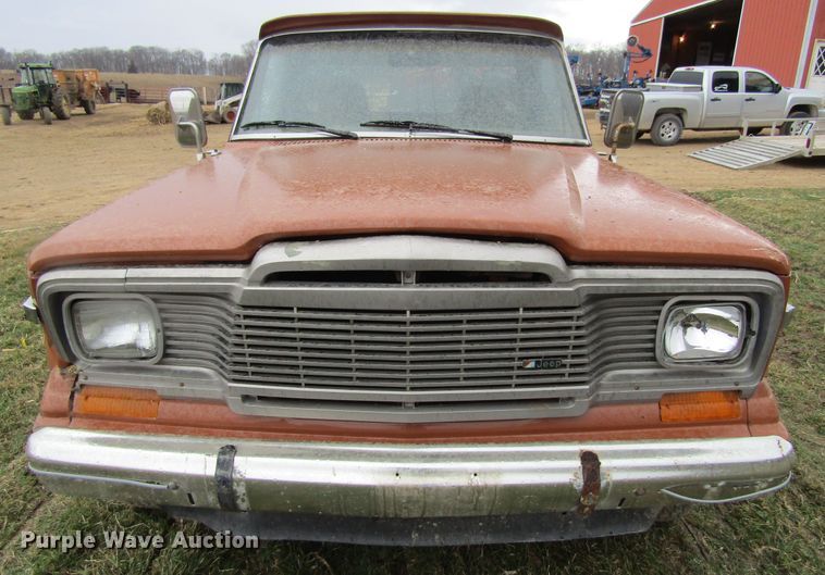 1980 Jeep J20 flatbed pickup truck in Maquoketa, IA Item FD9398 sold